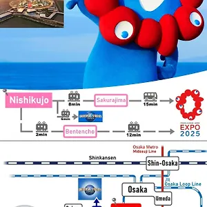 アパート （日本中から大阪いらっしゃい２０２２）usjまで2駅 懐かしファミコンでスーパーマリオと過ごすお部屋 In Sakura
